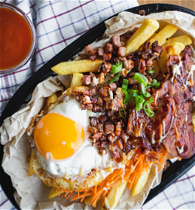 Loaded fries Bacon Ranch